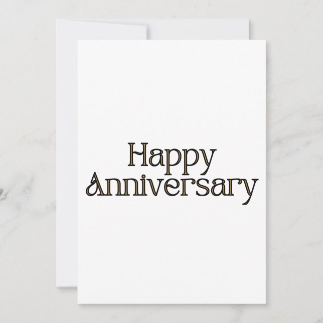 Happy Anniversary Invitation (Front)