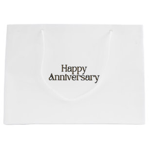 Happy Anniversary Large Gift Bag