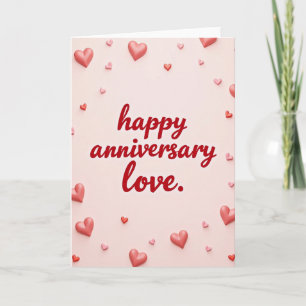 Happy Anniversary Love Card