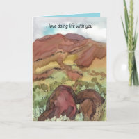 Happy Anniversary Love Doing Life With You Desert