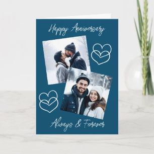 Happy Anniversary Love You Babe Personalised  Card