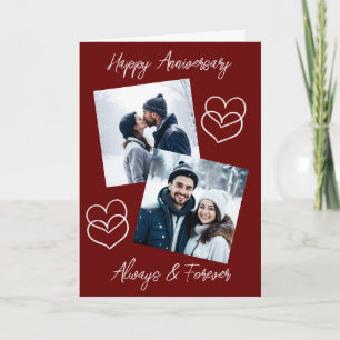 Happy Anniversary Love You Babe Personalised  Card