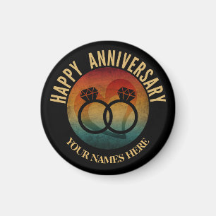 happy anniversary   magnet