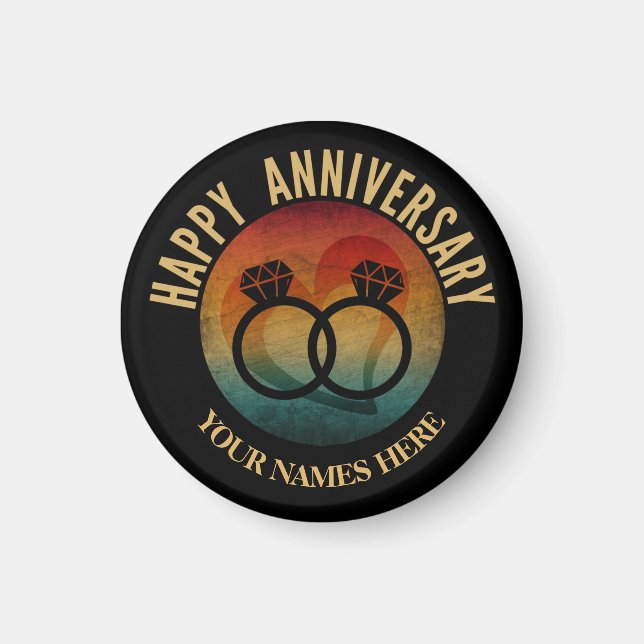 happy anniversary   magnet (Front)