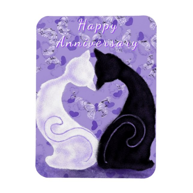 Happy Anniversary Magnet - Beautiful Love (Vertical)