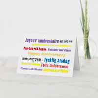 Happy Anniversary Many Languages
