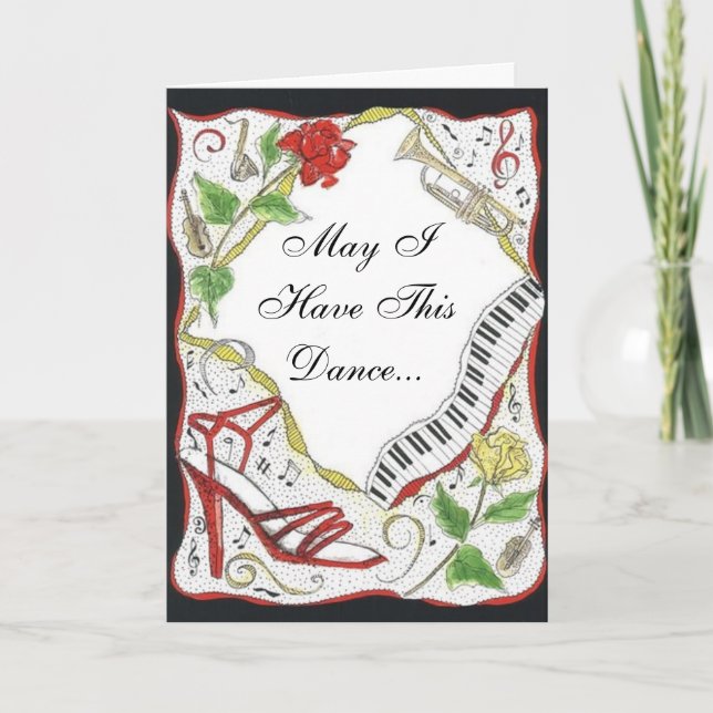 Happy Anniversary, May I Have This Dance... Card (Front)