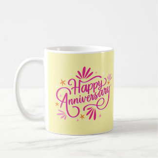 Happy Anniversary Mug Design