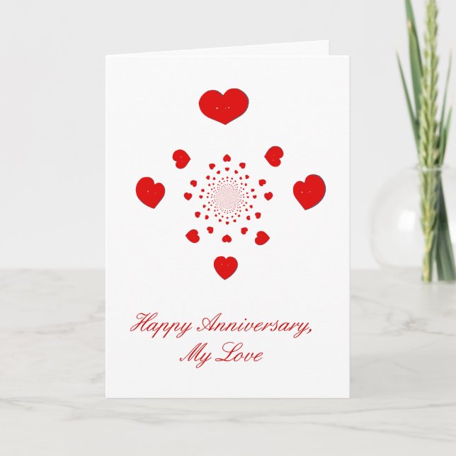 Happy Anniversary, My Love Card (Front)