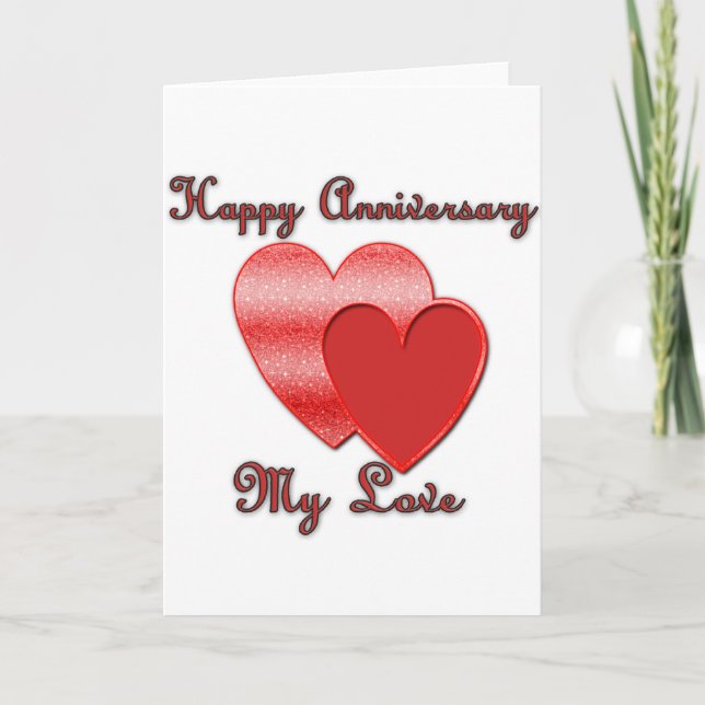Happy Anniversary My Love Card (Front)