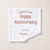 happy anniversary name golden pink details trendy