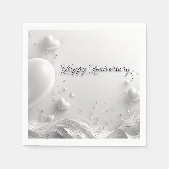 Happy Anniversary Napkins (Front)
