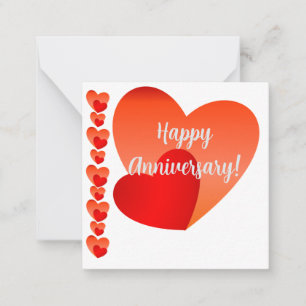 Happy Anniversary Note Card