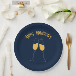 Happy Anniversary - Paper Plate
