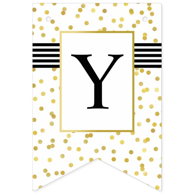 Happy Anniversary Party Bunting Banner (Fifth Flag)