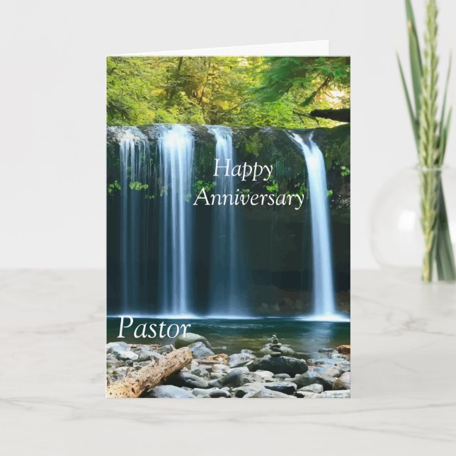 Happy Anniversary Pastor Card (Front)