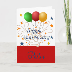 Happy Anniversary Pastor Card