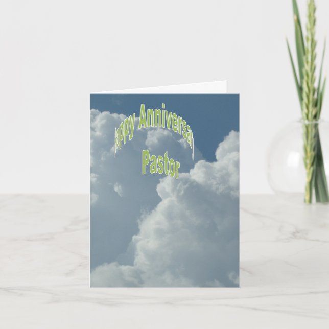 Happy Anniversary Pastot Card (Front)