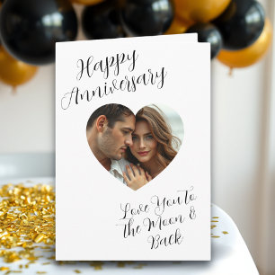 Happy Anniversary Personalised Photo Card