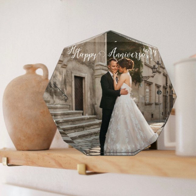 Happy Anniversary Photo- Personalised couple  Photo Block (Creator Uploaded)