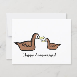 Happy Anniversary Postcard