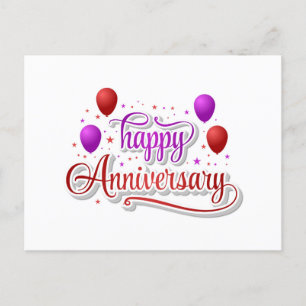Happy Anniversary Postcard