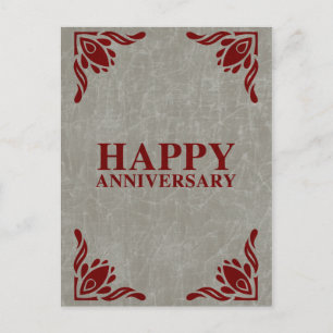 happy anniversary postcard