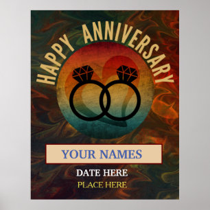 happy anniversary poster