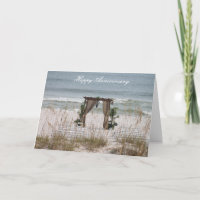 Happy Anniversary Sandy Beach Wedding