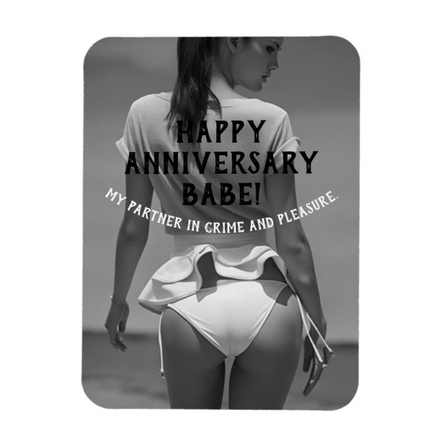 Happy Anniversary Sexy Naughty  Magnet (Vertical)