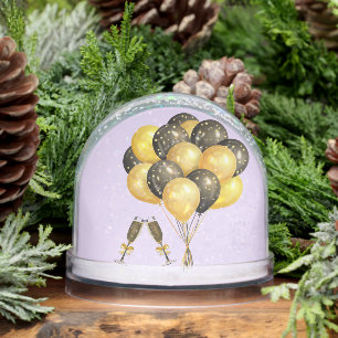 Happy Anniversary Snow Globe