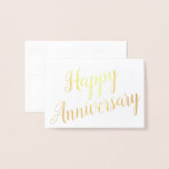 Happy Anniversary Special Occasion Custom Greeting Foil Card<br><div class="desc">customise for any occasion,  change text and fonts.</div>
