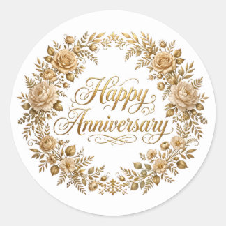 Happy Anniversary Sticker