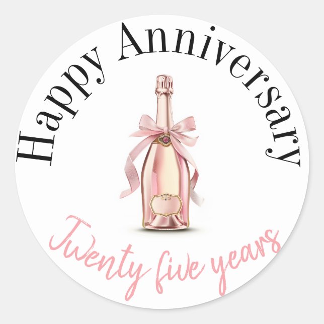 Happy anniversary stickers  (Front)