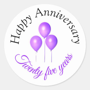 Happy anniversary stickers