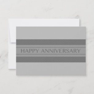 happy anniversary stripe invitation