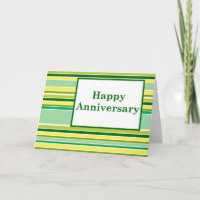 Happy Anniversary : Striped :