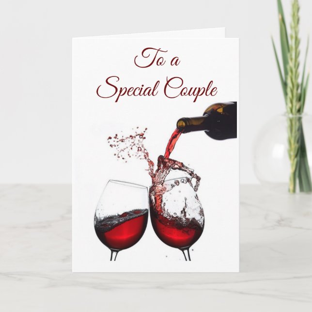 ***HAPPY ANNIVERSARY*** TO A "SPECIAL COUPLE" CARD (Front)