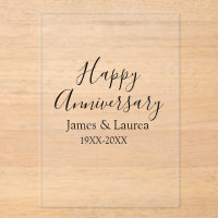 Happy anniversary wedding name date year simple mi