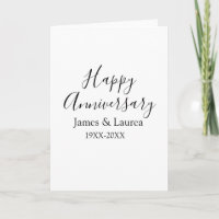 Happy anniversary wedding name date year simple mi