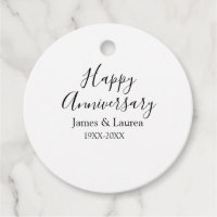 Happy anniversary wedding name date year simple mi