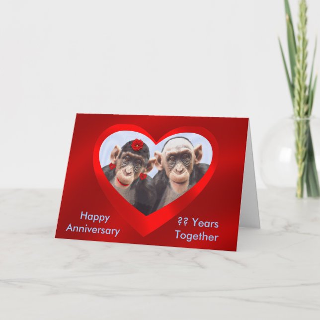 HAPPY ANNIVERSARY ?? YEARS TOGETHER-GREETING CARD (Front)
