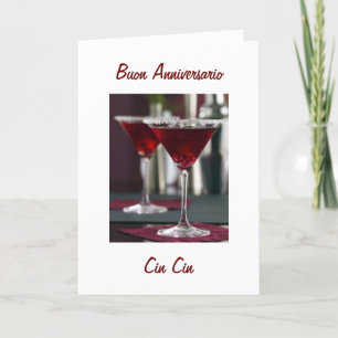 HAPPY ANNIVERSAY IN ITALIAN BUON ANNIVERSARIO CARD