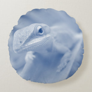 Happy Anole Round Cushion
