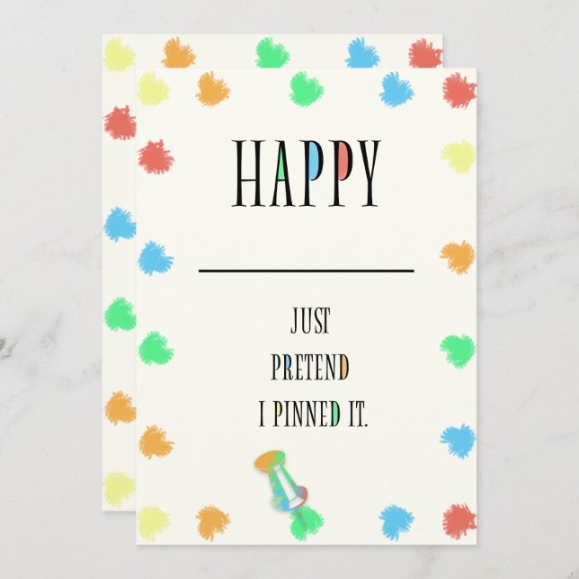 HAPPY Any Occasion Card (Front/Back)