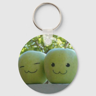Happy apples key ring