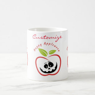 Happy Appleween Jack O'lantern Thunder_Cove Coffee Mug