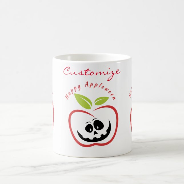 Happy Appleween Jack O'lantern Thunder_Cove Coffee Mug (Center)