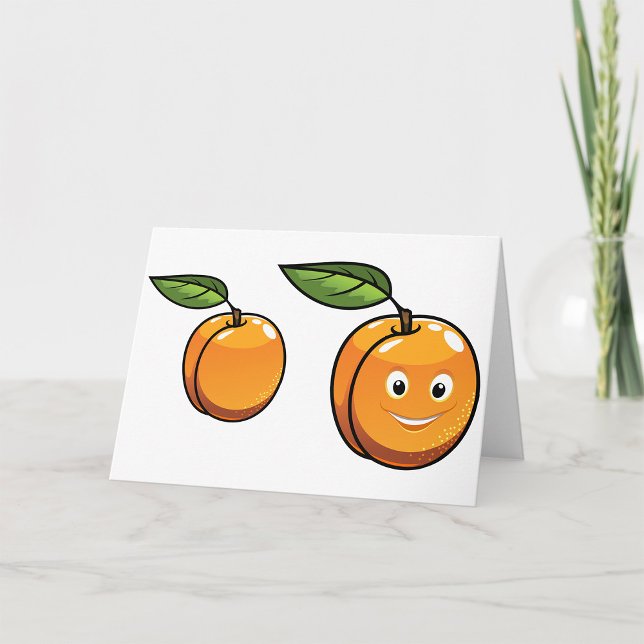 Happy Apricot Greeting Cards (Creator Uploaded)