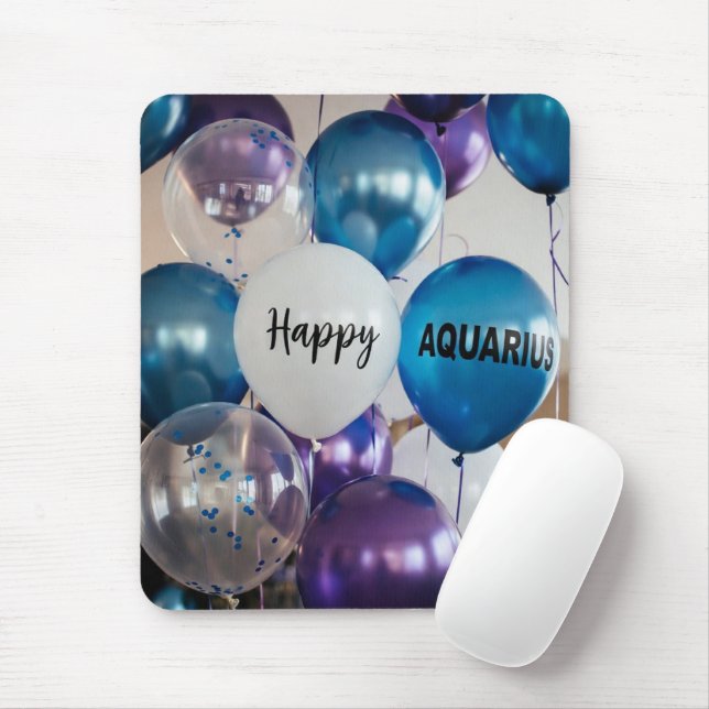 Happy Aquarius MousePad (With Mouse)